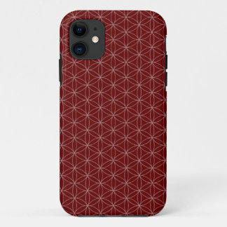 Red Flower of Life iPhone 11 Case