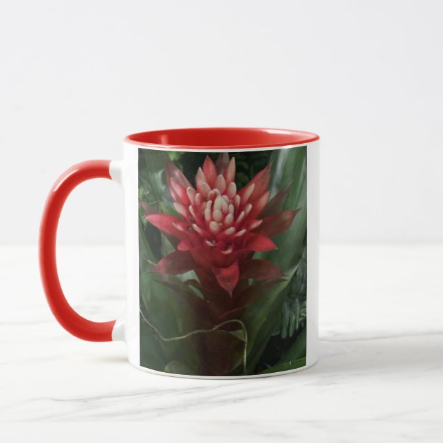 Red Flower Photo Mug (Left)