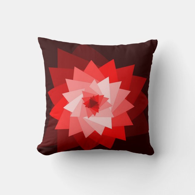 red flower pillow (Front)