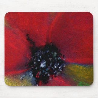 Red Flower, Poppy. Mouse Mat