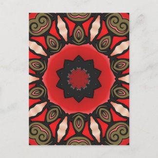Red Flower Postcard