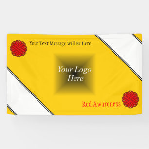 Red Flower Ribbon by Kenneth Yoncich Banner