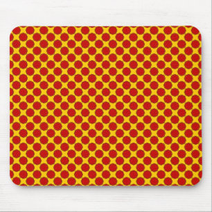 Red Flower Ribbon by Kenneth Yoncich Mouse Mat