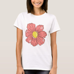 Red flower T-Shirt