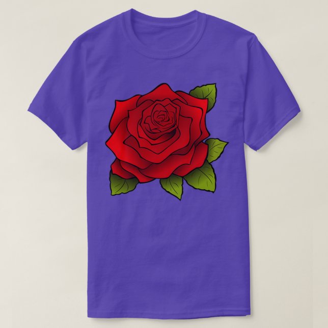 Red Flower T-Shirt (Design Front)