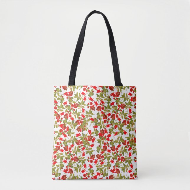 Red flowers 2 tote bag (Front)