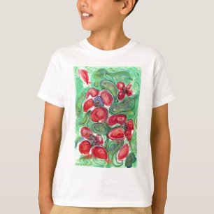 Red Flowers Fantasy T-Shirt