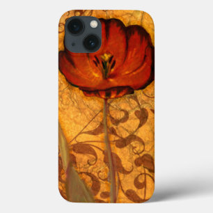 Red Flowers I iPhone 13 Case