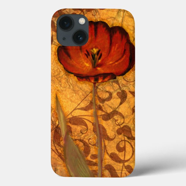 Red Flowers I Case-Mate iPhone Case (Back)