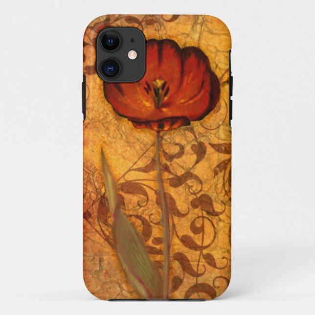 Red Flowers I Case-Mate iPhone Case (Back)