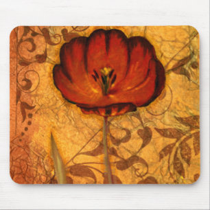 Red Flowers I Mouse Mat