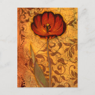 Red Flowers I Postcard