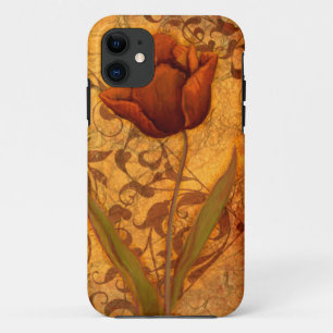 Red Flowers II iPhone 11 Case