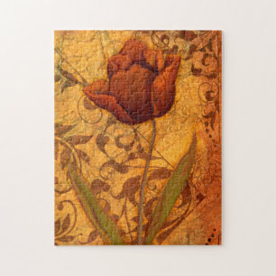 Red Flowers II Jigsaw Puzzle