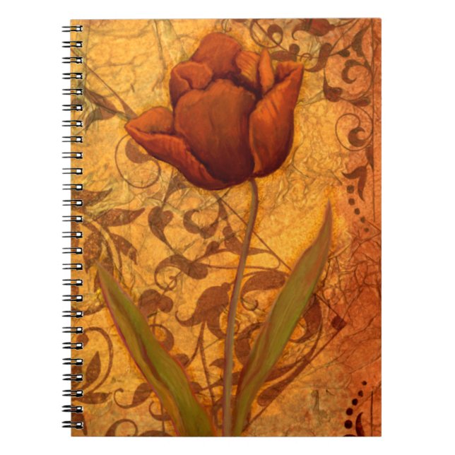 Red Flowers II Notebook (Front)