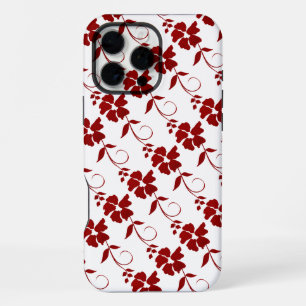 Red Flowers iPhone 16 Pro Max Case