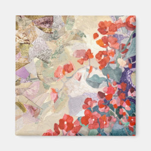 Red Flowers Magnet