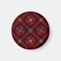 Red flowers Palestine Embroidery tatreez Pattern