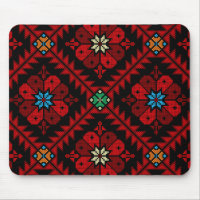 Red flowers Palestine Embroidery tatreez Pattern