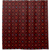 Red flowers Palestine Embroidery tatreez Pattern