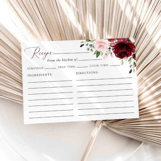 Red Flowers, Pink Flowers, Bridal Shower Recipe (Creator Uploaded)