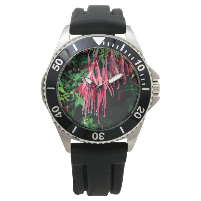 Red flowers watch (Front)