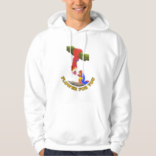 Red Flutter Butterfly Gothic Art Hoodie