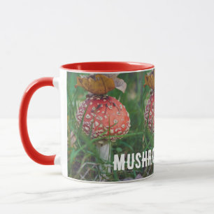 Red fly agaric mushroom mug