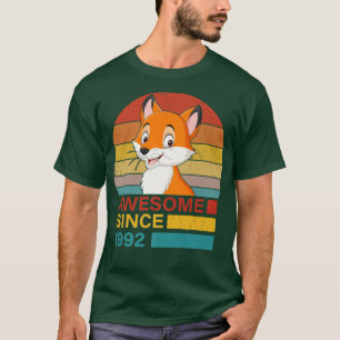 Red fo 1992 Birthday Funny Vintage Red fo Retro Su T-Shirt