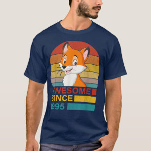 Red fo 1995 Birthday Funny Vintage Red fo Retro Su T-Shirt