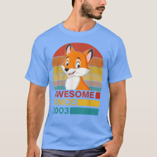 Red fo 2003 Birthday Funny Vintage Red fo Retro Su T-Shirt