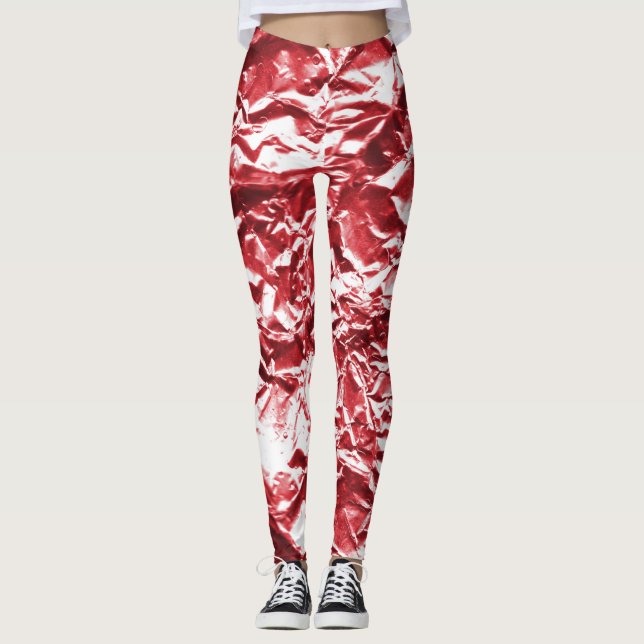 Red Foil #1 Leggings (Front)