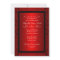 Red Foil Damask Wedding Invitation