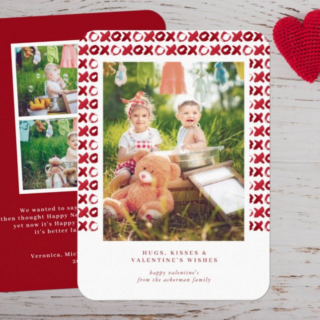 Red Foil | Valentine Wishes Photo Card (Creator Uploaded)