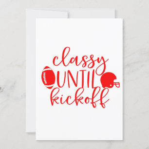 red football classy until kickoff sports invitation