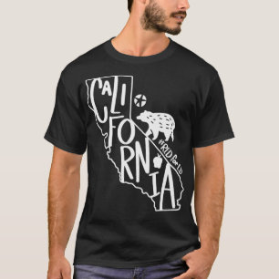 Red For Ed California State Outline Teachers March T-Shirt