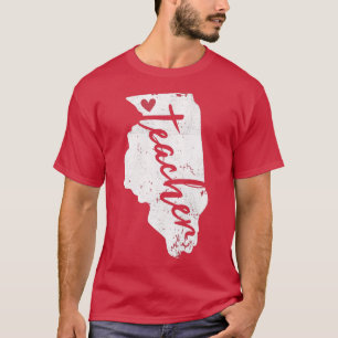 Red For Ed Illinois Teacher s RedForEd  T-Shirt