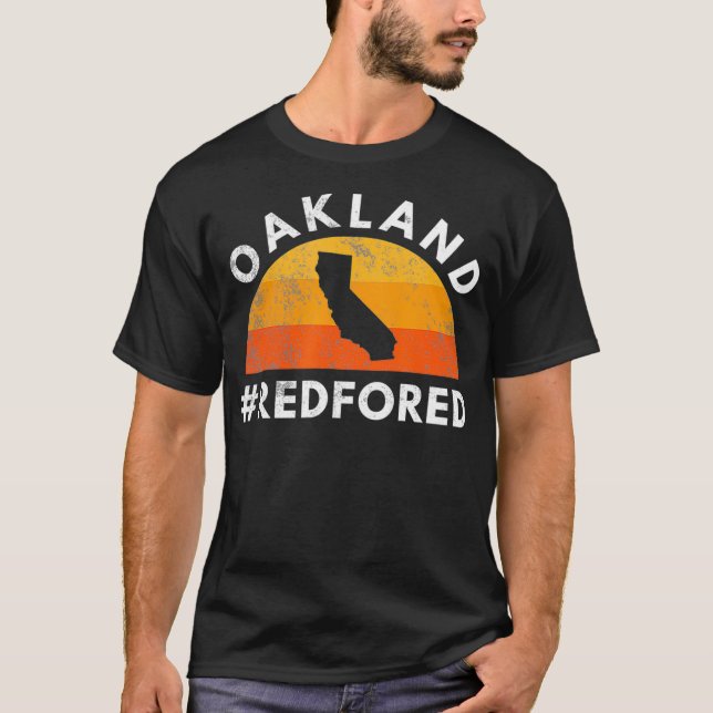 Red For Ed  Oakland California Teacher Public Ed  T-Shirt (Front)