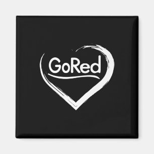 Red For Heart Disease Awareness  Magnet