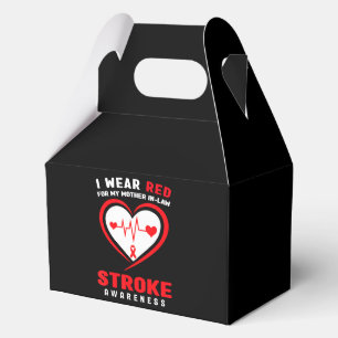 Red For My Mother In-Law Stroke  Favour Box