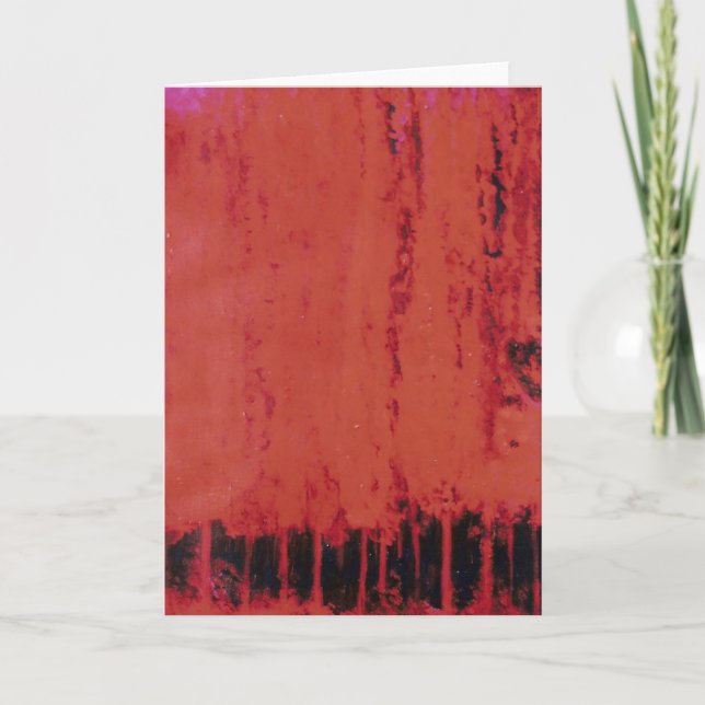 RED FOREST #1 HOLIDAY CARD (Front)