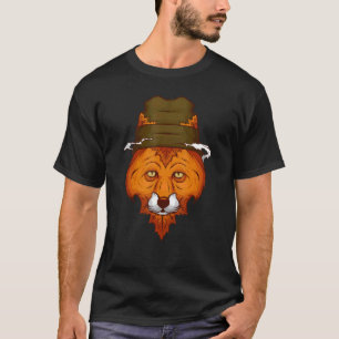 Red Forest Fox Baby Animal Autumn Fall Leaves 1 T-Shirt