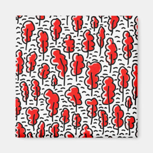 Red Forest Magnet