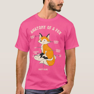 Red Fox Anatomy Of A Fox T-Shirt