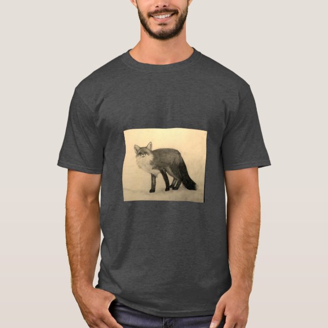 Red Fox Art T-Shirt (Front)