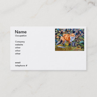 Red Fox Business Card
