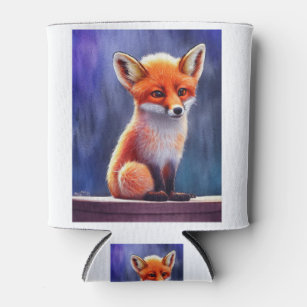red fox can cooler