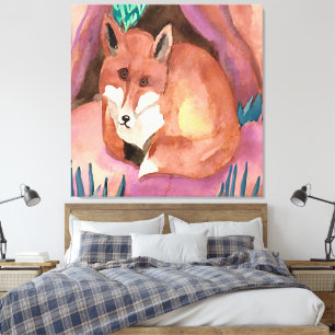 Red Fox 🦊 Canvas Print