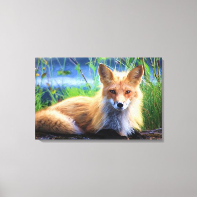 Red Fox Canvas Print (Front)