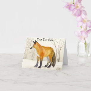Red Fox Card